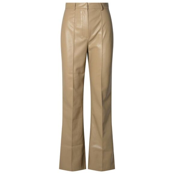 Nanushka 'Leena' Polyurethane Taupe Pants Women